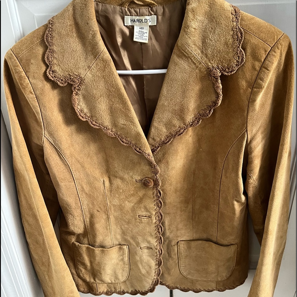 Harold’s leather jacket